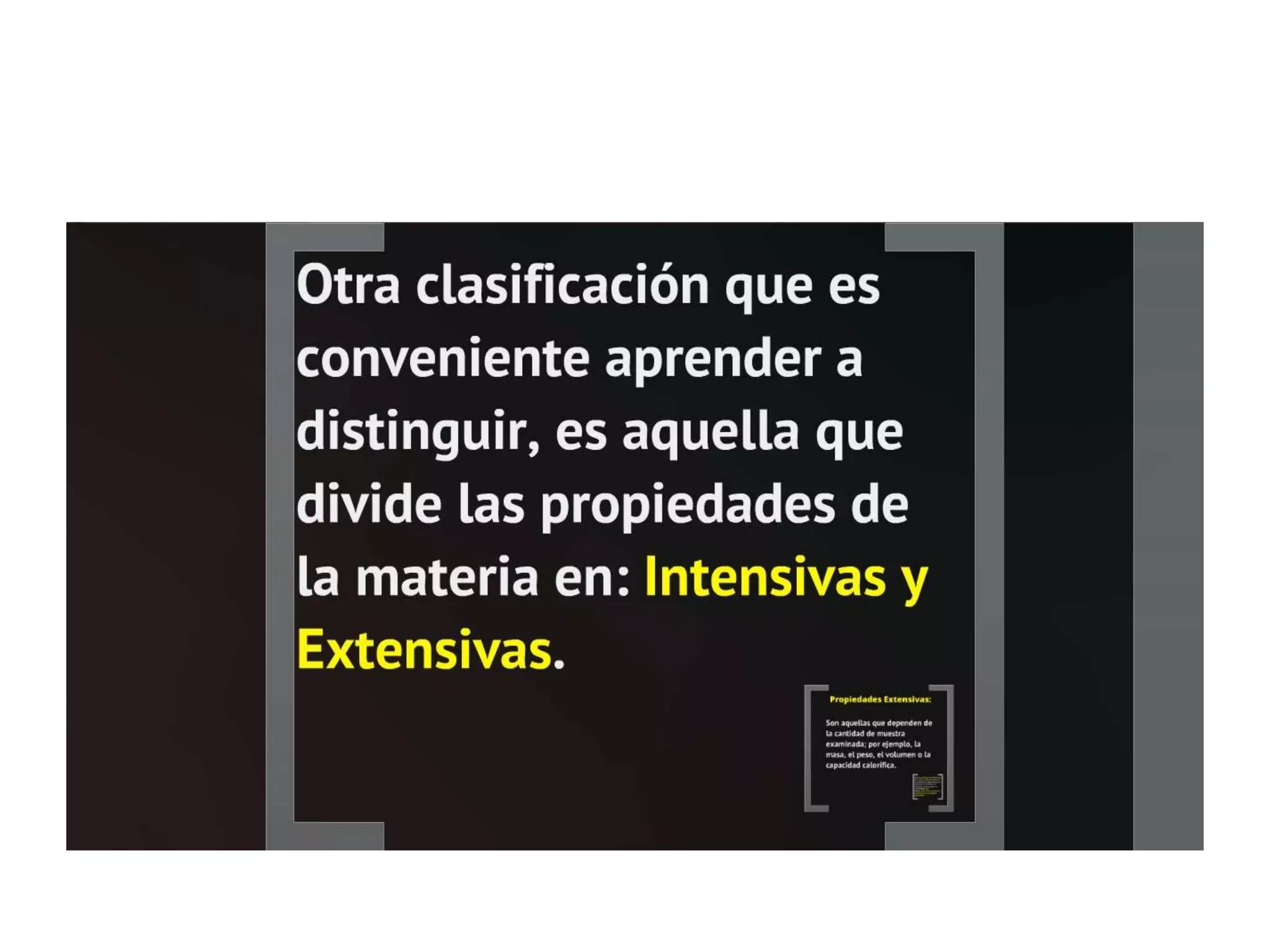 Las propiedades de la materia