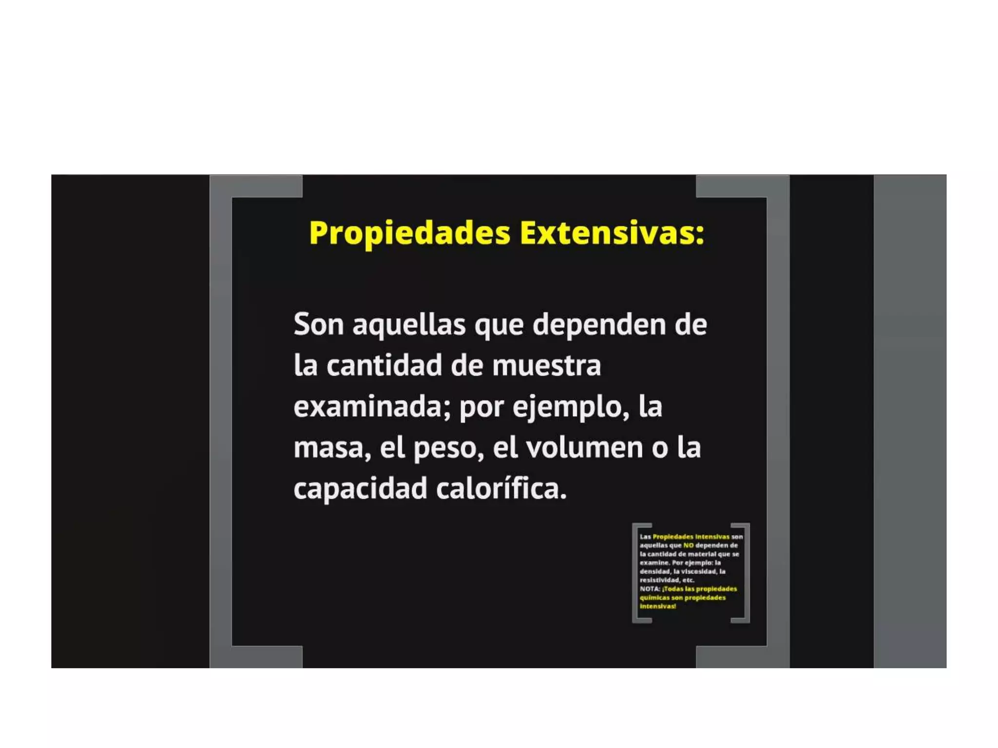 Las propiedades de la materia