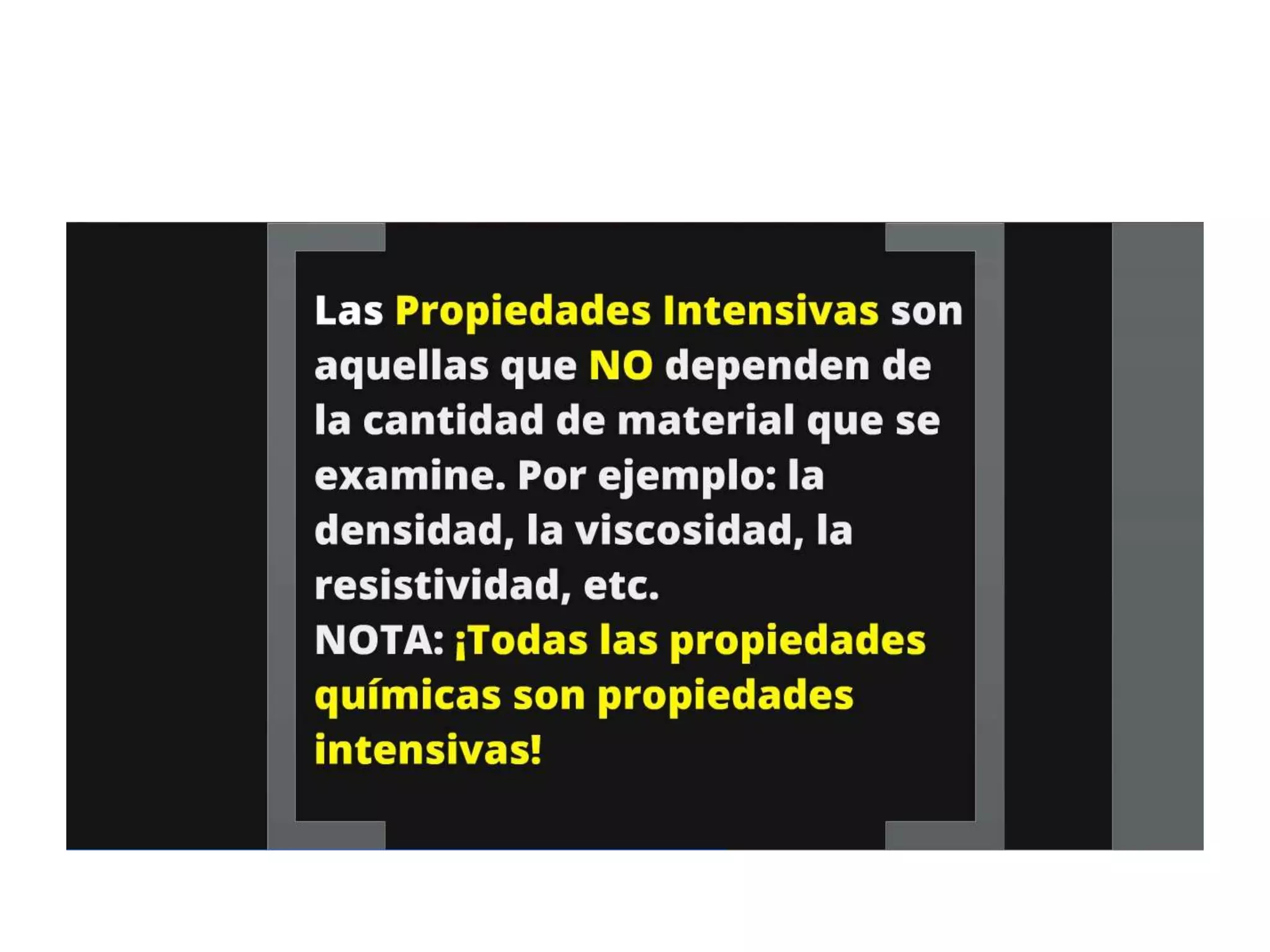 Las propiedades de la materia