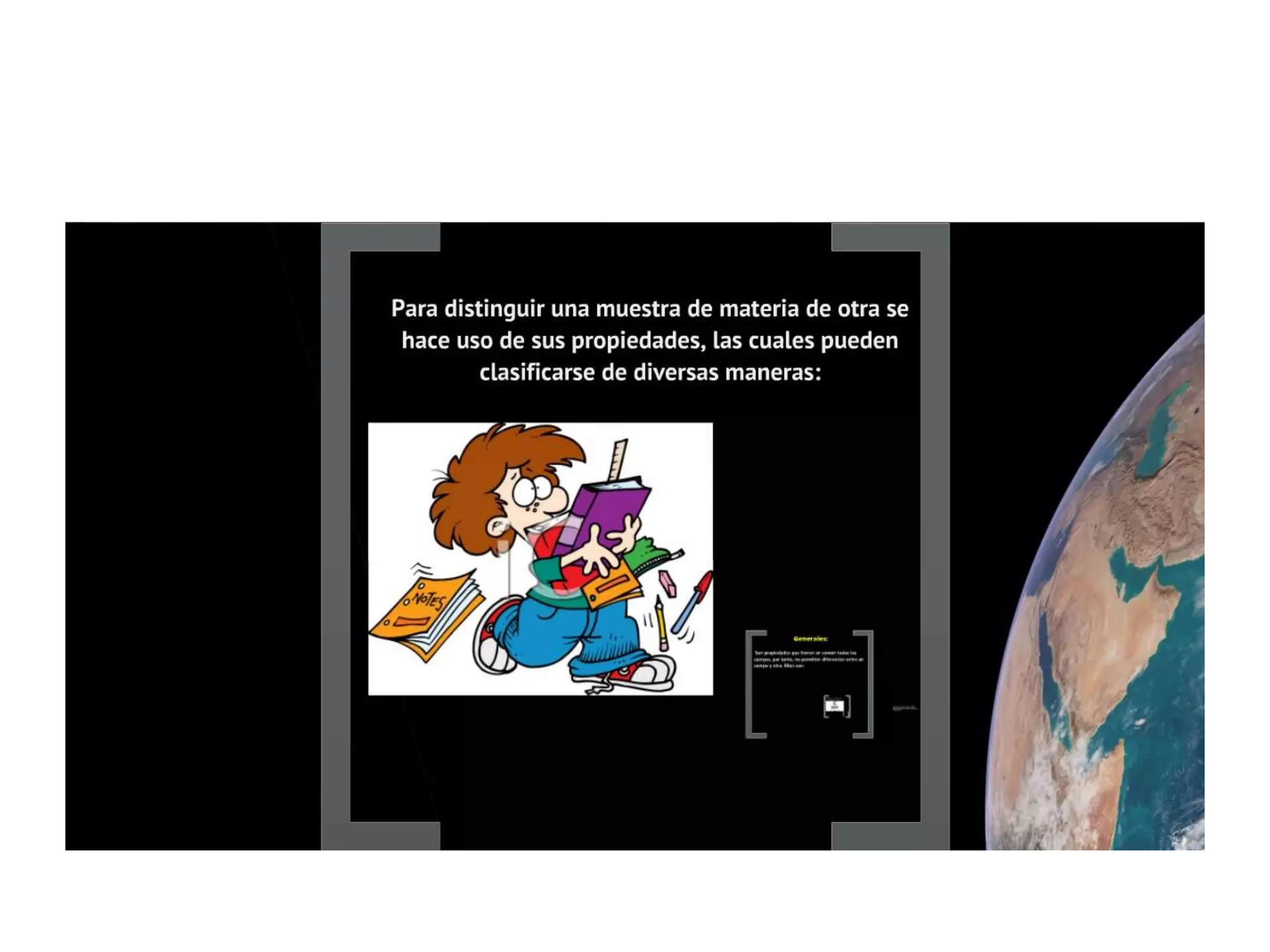 Las propiedades de la materia