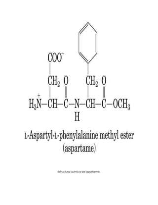Estructura química del apartarme.
 