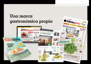publicaciones y multimedios el comercio 
Una marca 
gastronómica propia 
VIERNES 31 DE ENERO DEL 2014 ESPECIAL .1 
VIERNES 31 dE ENERo dEl 2014 ESpEcIal .1 
8 eldato 
comer partan taLLarines es una sin cábaLa que de estos esta se 
festividad sepamás ofrenda Los durante LocaLes esta ofrecen Lechugas ubicados fiesta. 
en y La sobres caLLe de capón 
dinero como Ocasión Año Nuevo Chino 
Banquete oriental 
qué 
hierbas aromáticas / qué combina con amargo y el umami o qué/ hierbas aromáticas gustoso. 
qué combina con Busque el equilibrio entre ellos 
para concebir platos armónicos. 
albahaca 
Si propia desea crear delicias fru-tas 
–como celebración, para piña o incluya su 
durazno– en 
Una hierba con personalidad.ALgunAs vAriedAdes de 
queso también conjugan muy 
bien con el sabor de la albahaca. 
Entre ellas, están el mozzarella, 
ricota y parmesano. También es 
buen acompañante del aceite de 
oliva (sirve para aromatizarlo) y de 
los pimientos. 
Combínela Con 
hojas verdes, como espinaca y 
lechugas; brotes; vegetales frescos, 
como pepino y tomate; legumbres 
y verduras cocidas ,como zapallito 
italiano, berenjena, alverjas, brócoli 
y coliflor; carnes, como cordero, 
pollo y pavo; papas, arroz, quesos, 
huevos y atún; frutas y cocteles. 
Rápida y fácil De estación Mango 
Wantanes de pollo con 
tamarindo y ají amarillo 
IngredIentes 
2 cdas. azúcar 
2 cdas. vinagre 
3 cdas. pulpa de tama-rindo 
2 cdas. ají amarillo 
molido 
300 g pollo molido 
½ cda. aceite de ajonjolí 
1 cda. cebolla china 
parte verde 
20 láminas de masa 
wantán 
4 tzs. aceite vegetal 
sal 
ELELEGIDO 
La entrada 
Ensalada dE arroz. Con 
manzanas en Cubos, apio 
piCado y nueCes, aliñada 
Con salsa de yogur y 
servida sobre fresCas 
hojas de leChuga. 
El segundo 
PEchugas rEllEnas En 
salsa dE manzanas. 
jugoso pollo Con pasas, 
peCanas, pan rallado y 
perejil. bañado Con jugo 
de manzana y Caldo de 
pollo. 
El postre 
PithiviErs dE rellenas de Compota 
Capas de masa hojaldre 
manzanas. 
de manzanas, Canela 
y almendras. el toque 
de Color lo aporta la 
menta. 
4 barato medio 30 m 
4 Caro faCil 25 m 
IngredIentes 
12 conchas de abanico sin 
valvas; 12 langostinos; 2 
calamares en aros; ⅓ piña 
en trozos; 1 ½ cdtas. azú-car 
blanca; 1 cdta. sal; ½ tz. 
aceite vegetal; 1 cda. ajo 
picado; 1 cda. kion picado; 
½ pimiento rojo en trozos 
de 2 cm; ½ pimiento verde 
en trozos de 2 cm; ½ tz. 
holantao; ½ tz. cebolla 
china, parte blanca, en ti-ras 
de 2 cm; 1 cda. pulpa de 
tamarindo; 4 melocotones 
sin piel, en trozos; 2 naran-jas 
de mesa en gajos; 3 
cdas. sillao; 4 cdas. salsa 
de ostión; 1 ½tzs. caldo 
de pollo; 3 cdas. chuño; 
4 cdas. aceite de ajonjolí; 
½ tz. frejol chino; ½ tz. 
cebolla china, parte verde, 
picada 
PreParacIón 
ponga las conchas, los lan-gostinos 
y el calamar en 
un bol, y sazone con media 
cucharadita de azúcar y 
la mitad de la sal. en un 
wok o sartén a fuego alto, 
caliente el aceite vegetal 
y saltee los mariscos por 
dos minutos. retire y 
reserve. añada a la misma 
sartén a fuego medio el ajo 
y el kion, y saltee durante 
un minuto. agregue las 
verduras (excepto la parte 
verde de la cebolla china) 
y la pulpa de tamarindo, y 
saltee por un minuto más. 
agregue las frutas y saltee 
durante dos minutos. 
vierta el sillao y la salsa 
de ostión, y sazone con el 
azúcar y la sal restantes. 
eche el caldo de pollo, 
saltee por dos minutos y 
reincorpore los mariscos. 
agregue el chuño disuelto 
en cinco cucharadas de 
agua, mezcle y rectifique 
la sazón. añada el aceite 
de ajonjolí y el frejol chino, 
y saltee por un minuto. 
retire del fuego, eche la 
parte verde de la cebolla 
china y revuelva. sirva. 
Empieza el Año del 
Caballo de madera y 
qué mejor manera de 
darle inicio que con una 
comida festiva. 
Saltado de frutas, 
verduras y mariscos 
un antojo 
delicias del mar. cebiche, 
tiraditos, chicharrón de 
calamar, comida marina en 
general y todo lo que sea 
fresco para combatir el calor. 
un sEcrEto 
anticocina. 
no sé hervir ni el 
agua. 
es eL ingrediente 
principAL deL 
pesto, tanto en su 
versión original (pesto 
genovés) como en la 
criolla (“pesto limeño”). 
La primera lleva 
albahaca, aceite de 
oliva, parmesano, ajo y 
piñones; mientras que 
la segunda (también 
llamada “salsa verde”), 
incluye espinaca, 
albahaca, ajo, queso 
fresco, leche y pecanas. 
ideal para los días de 
actividad y calor. 
un rEcuErdo 
Puré, arroz y huevo frito. 
Engreído del verano 
Esta jugosa fruta es 
durante toda mi infancia, pedía esto 
todos los domingos en el restaurante 
al que iba con mis papás. Los mozos 
me lo traían apenas me veían 
sentarme a la mesa. 
versus / aceites aceites / versus 
¿Busca una alternativa saludable al aceite vegetal que utiliza en casa? 
Le presentamos dos atractivas propuestas para que usted elija la que mejor se 
adapte a sus necesidades. En primer lugar, el aceite de oliva, estrella de la cocina 
mediterránea. Segundo, el menos conocido aceite de canola, que promete 
sorprender con poderosas razones a los amantes de las dietas. 
LA ALbAhAcA se usA 
con frecuencia en la cocina 
mediterránea, particularmente, en la 
italiana. Por ello, es muy común en la 
preparación de ensaladas y pastas 
–es fundamental en la elaboración 
del pesto–. De hecho, platos como 
el menestrón serían impensables sin 
el gusto acre de esta hierba. 
En EL RInG 
De uso más reciente que 
el de oliva, el aceite de 
canola se emplea sobre 
todo para freír u hornear 
a temperaturas medias. 
Debido a su sutil aroma y 
sabor, se recomienda no 
utilizarlo en vinagretas o 
salsas. Este aceite puede 
llegar a calentarse hasta 
los 238 °C. 
combinA muy 
bien con verduras 
crudas o cocidas, e 
incluso menestras. Su 
sabor picante y ligero 
aroma a menta maridan 
a la perfección con el 
tomate. La popular 
ensalada caprese y la 
pizza margarita son dos 
buenos ejemplos de ello. 
ELINvItADORECOMIENDA 
vaLoREs nUTRICIonaLEs 
por cucharada (14 g): 
99 kcal 
Grasas saturadas: 0,7 g 
Grasas monosaturadas: 6,5 g 
Grasas poliinsaturadas: 3,2 g 
Vitamina E: 2,4 g 
lll 
Jesús alzamora 
actor de cine y tv 
el multifacético escritor, mago, y artista 
de cine y televisión, nos revela su gusto 
por lo casero y básico a la hora de 
comer. 
en ALgunos cAsos, se incluye 
en postres y bebidas, ya que puede 
usarse como una especie de menta. 
Complementa el sabor del chocolate y de 
algunas frutas, en especial, de las fresas 
(en almíbar o en un coctel como el mojito). 
El clÁsico. el estofado de pollo. 
orientaL para tener un Largo tiempo de vida. 
encuentre estas recetas y muchas más en .pe 
En el país asiático los alimen-tos 
representan desde la felici-dad 
hasta la riqueza y pueden 
ser consumidos con diferentes 
propósitos. Por ello, uno de los 
platos emblema del Año Nuevo 
Chino es el jai, una preparación 
vegetariana que se prepara para 
atraer los buenos augurios. Lle-va 
hongos shitake, holantao, 
brotes de bambú, fideos chinos, 
semillas de gingko y algas, en-tre 
otros insumos que son coci-nados 
a fuego lento con sillao y 
otros condimentos. 
El pescado, por su parte, re-presenta 
la abundancia. Puede 
servirse entero, al vapor, y se 
suele presentar al final del ban-quete 
como plato de honor. 
Otro de los grandes prota-gonistas 
de esta festividad es el 
cerdo. Lo más común es degus-tarlo 
en los famosos enrollados 
primavera o en las albóndigas 
chinas. 
los ingredientes esenciales 
Para introducir el sabor de 
la cultura china en sus prepara-ciones, 
tenga en cuenta que es-ta 
gastronomía distingue cinco 
sabores: dulce, salado, ácido, 
Manzana 
.pe 
es eL número de La suerte en china y, por 
eso, son ocho Los pLatos que se consumen 
durante eL año nuevo. 
omar Lucas 
omar Lucas 
Tallarín chino saltado 
al cocinar los 
langostinos, 
estos se tornan 
rojos: este color 
representa la 
felicidad en la 
cultura china. 
PreParacIón 
en una sartén a fuego medio, 
ponga el azúcar y el vinagre, 
y deje hervir hasta que el 
azúcar se disuelva. añada la 
pulpa de tamarindo y el ají 
amarillo molido, y deje re-ducir 
hasta lograr una salsa. 
sazone con sal, retire del 
fuego y deje enfriar. reserve. 
con una batidora eléctrica, 
bata el pollo, vierta el aceite 
de ajonjolí y sazone con el 
azúcar y sal. continúe ba-tiendo 
hasta integrar. añada 
la cebolla china y revuelva. 
rellene las láminas de masa 
wantán con esta prepa-ración, 
pincele los bordes 
con agua y cierre en forma 
de triángulo. en una sartén 
a fuego medio, caliente 
el aceite vegetal y fría los 
wantanes hasta que estén 
dorados. sirva y acompañe 
con la salsa de tamarindo y 
ají amarillo. 
guisos con carne de res, cerdo o 
pollo. Las verduras chinas y sal-sas 
como la de tamarindo, ostión 
y hoisin también son claves. 
El aceite de ajonjolí es otra de 
las columnas vertebrales de la 
cocina oriental. Utilícelo para 
saltear carnes y verduras. Y para 
darles el toque final, corone sus 
platos con ajonjolí tostado. Una 
taza de té jazmín completará la 
atmósfera. 
tamarindo ApRENDAMássObRE 
¿Qué Es? es el fruto de un árbol tropical leguminoso de áfrica 
cuyo sabor muy dulce es común en la gastronomía oriental. 
En otros PaísEs: su nombre no varía mucho de una lengua a 
otra, se le conoce como tamarind (estados unidos), tamarin (francia). 
sE usa En: salsas tamarindo, inglesa y barbacoa, cocina china, 
curry, cocteles, refrescos, mousses, etc. 
ELChEf 
mira el video para preparar 
deliCiosas manzanas Con la 
Chef valEriE schroth, del hotel 
marriott. video 
menuperu.pe 
Originario de Malasia, se estima que llegó al Perú 
a mediados del siglo XIX. Es de tamaño mediano, 
tiene forma ovoidal y una pulpa anaranjada dulce 
y perfumada. En nuestro país se comercializan 
principalmente dos tipos: el colorado, que com-prende 
las variedades Edward, Haden y Kent; y 
el criollo, de menor tamaño, amarillo y viene de 
Chulucanas. También existe una especie menos 
comercial conocida como mango ciruelo, que se 
produce en Sullana y algunas zonas de la selva, 
cuya carne es más fibrosa. 
Además de su carne dulce y acuosa, esta fruta 
también tiene un importante aporte en nuestra 
dieta diaria. Su valor calórico es considerable-mente 
alto en relación con otras frutas, por lo que 
es ideal para mantener el cuerpo lleno de energía. 
Por otro lado, posee casi el 100% de la dosis diaria 
recomendada de vitamina C. 
Se puede consumir solo, en ensaladas, jugos, pos-tres 
y guisos. El mango colorado sirve para hacer 
helados, mermeladas, jaleas, chutney y confituras. 
Y en la cocina de peruana de vanguardia, se ha lle-gado 
a incluir en nuestro plato emblema: el cebiche. 
ncuentre otel 
ebiche, 
o conserve y recicle / cereales 
si n desperdiciarComa sano 
De la mano de Ignacio Barrios, chef de Urban Kitchen, revelamos algunas técnicas para 
almacenar los alimentos y aprovecharlos al máximo. 
También puede 
emplear panes que ya 
no están muy frescos 
(de preferencia dulces) 
3. También puede preparar pan molido (licuándolo 
durante unos segundos) o rallado, para preparar 
apanados y nuggets. 
48. saludable para preparar 
budines. 
.49 
1. Hay muchas formas de 
aprovechar el pan duro. Por 
ejemplo, hacer crutones. 
2. Corte el pan en cubos 
pequeños, fríalos en aceite 
bien caliente y escurra. 
cereales / conserve y recicle 
/Panes duros 
5. Llévelas al horno precalentado y, si desea, 
puede esparcir encima hierbas aromáticas 
como romero u orégano. 
4.Corte rebanadas muy finas y 
pincélelas con aceite de oliva 
para hacer tostadas de piqueo. 
6. Puede hacer estas tres 
preparaciones con pan blanco o 
integral y disfrutarlas en sus platos. 
saludable 46. .47 
En EL RInG 
Sirve para elaborar salsas 
y vinagretas, saltear 
vegetales, cocinar guisos e 
infinidad de preparaciones. 
Gracias a su aroma y sabor 
aceitunado, es ideal para 
comer solo con pan o 
tostadas. Con ingredientes 
como el romero, el ajo o 
el orégano, forma duplas 
deliciosas. 
Olivavs 
vaRIEdadEs 
El mercado ofrece el 
extravirgen y el virgen (sin 
refinar). El primero es ideal 
para aliñar ensaladas. El 
segundo puede ser utilizado 
para freír a temperaturas 
bajas y medias. 
nUTRICIÓn 
Múltiples estudios 
han confirmado los 
beneficios del consumo 
de aceite de oliva. Se 
le atribuye la capacidad 
de reducir el colesterol y 
el riesgo de sufrir males 
cardiovasculares y 
Alzheimer (gracias a una 
sustancia denominada 
oleocanthal). 
Versátil 
en la 
cocina 
vaRIEdadEs 
Este aceite producido a 
partir de las semillas de 
colza se comercializa en 
distintas presentaciones. 
Mayormente, se puede 
encontrar embotellado o 
en spray. 
Canola 
nUTRICIÓn 
Este aceite es la opción con la menor cantidad de grasas saturadas 
disponible en el mercado. Estos lípidos tienen diversos efectos adversos; 
por ejemplo, incrementan el riesgo de sufrir problemas cardiovasculares. 
Además, el aceite de canola contiene el triple de omega 3 que el de 
oliva, lo que lo hace aún mejor para la salud cardiovascular. 
EL GanCHo 
MaRCa La dIFEREnCIa 
Su particular aroma afrutado hace 
que el aceite de oliva se haga 
notar donde sea que se incluya. 
Es capaz de enaltecer desde una 
pasta con verduras hasta una 
rebanada de pan. Puede llegar a 
calentarse hasta los 200 °C. 
Aroma 
y sabor 
intensos 
Los aCEITEs sE pUEdEn dIvIdIR En TREs 
CaTEGoRías según el tipo de ácidos grasos que 
contienen: saturados (nocivos), monoinsaturados 
o poliinsaturados (beneficiosos). No obstante, 
al extraerse de plantas, todos ellos carecen de 
colesterol. Eso sí: tenga en cuenta que casi to-dos 
los aceites aportan prácticamente la misma 
cantidad de calorías: unas 120 por cucharada. 
EL GanCHo 
CaMaLEÓnICo 
Su gusto y aroma son 
prácticamente imperceptibles. 
Por ello, se adapta bien a todo 
tipo de preparaciones; incluso a 
postres como tortas o galletas. 
Fuentes: Lisa Hark y Darwin Deen, Nutrition for life (DK, 2005). Web del Departamento de Agricultura de los Estados Unidos (USDA) -http://ndb.nal.usda.gov/.; blog Good Food - BBC -http://www.bbcgoodfood.com/; Well - New York 
Times -http://well.blogs.nytimes.com/, nutricionista Alejandra Valdez (http://www.nutriale.com/). 
vaLoREs nUTRICIonaLEs 
por cucharada (14 g): 
99 kcal 
Grasas saturadas: 1,6 g 
Grasas monosaturadas: 8 g 
Grasas poliinsaturadas: 0,9 g 
Vitamina E: 2,07 mg 
32. s aludable .33 
 