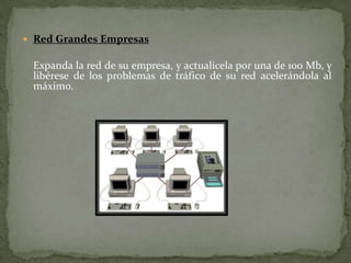 Red Hogareña	Conecte dos PCs de su hogar en red, para compartir todos los recursos de cada una de ellas, tales como Impresoras, Cdrom, Disquetera, Discos Rígidos, Unidades Jazz o Zip, Dispositivos de Fax, y hasta la conección a Internet con todos sus servicios disponibles (Web, E-mail, Chat, Etc.). 