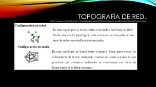 TOPOGRAFÍA DE RED.HTTP://WWW.MONOGRAFIAS.COM/TRABAJOS40/REDES-INFORMATICAS/REDES-INFORMATICAS2.SHTML
 