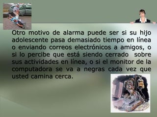 Transmítales  a sus hijos la importancia de evitar las conversaciones de naturaleza sexual en línea.Dígales  a sus hijos que si tienen alguna sospecha confíen en sus instintos. Si cuando están en línea se sienten amenazados por alguna persona o se sienten incómodos con algo que ven en la red, es necesario que se lo cuenten.
