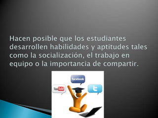 Las redes sociales y su beneficio en la educación.