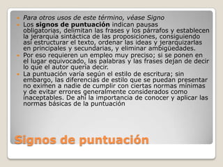 Punto y apartePunto y seguido, separa enunciados dentro de un párrafo. Debido a esto, la primera palabra escrita después del punto, empezará con mayúscula, excepto en el caso de las abreviaturas. Por ejemplo: 5. Historia de España. El descubrimiento de América etc. Punto y aparte, separa dos párrafos con contenido diferente dentro del texto. A continuación hay que comenzar a escribir en línea distinta. Para seguir las normas se debe de "sangrar" la primera línea de texto del nuevo párrafo. Punto final, siempre se coloca al final cerrando un texto, indica el final de un texto