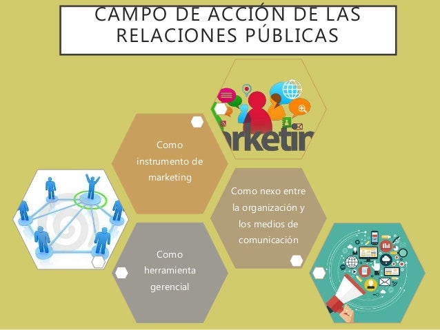 Las relaciones públicas y su campo de acción