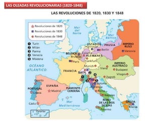 LAS OLEADAS REVOLUCIONARIAS (1820-1848)
 