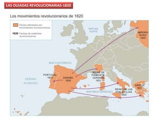 LAS OLEADAS REVOLUCIONARIAS-1820
 