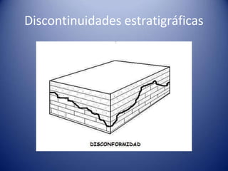 Discontinuidades estratigráficas
 