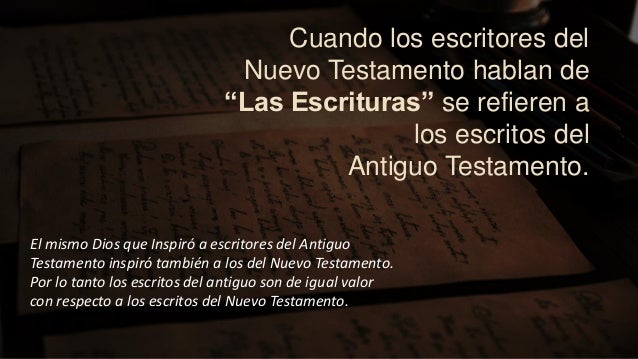 Las Sagradas Escrituras