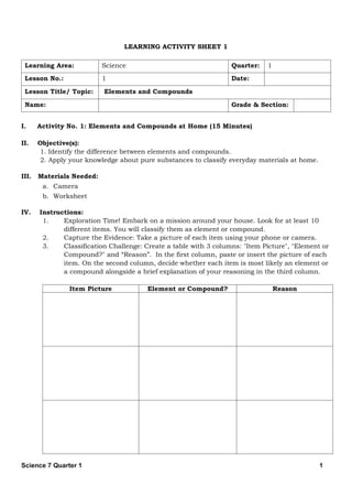 SCIENCE 7 WEEK 2 MATATAG CURRICULUM SCIENCE | PDF