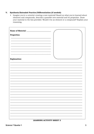 SCIENCE 7 WEEK 2 MATATAG CURRICULUM SCIENCE | PDF