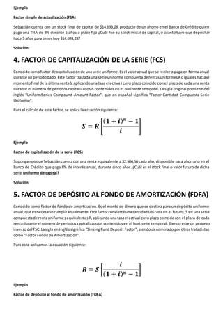 Las seis llaves maestras de las matemáticas financieras | DOCX