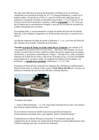 Las setenta semanas de daniel | PDF