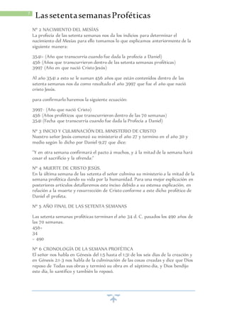 Las setenta semanas proféticas | DOCX