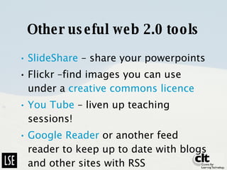 Web 2.0 and Information Literacy | PPT