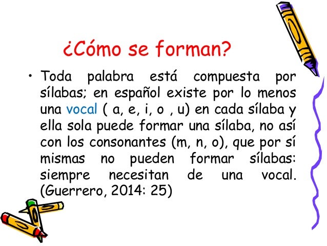 Como Se Divide Una Palabra En Silabas