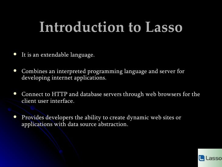 Lasso Development