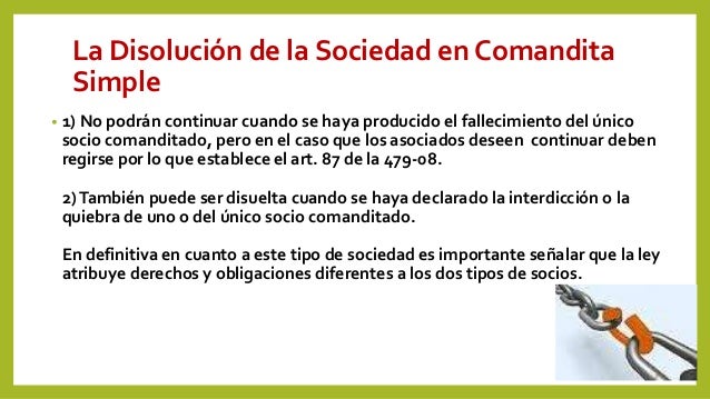 Las sociedades en comandita simple
