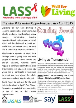 Lass spring 2015 training flyer pdf 