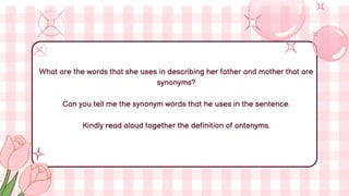 SYNONYMS AND ANTONYMS 5E'S LESSON PLAN GRADE 3 | PDF