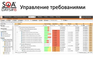 Управление требованиями
 