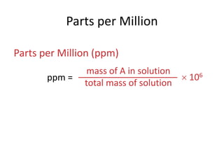 Ppm Physical Example PHYSICAL BIOCHEMISTRY | PPTX