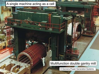 CH/29
© Dr. Christian Hicks
Multifunction double gantry mill
© Siemens Power Generation Systems
A single machine acting as a cell
 
