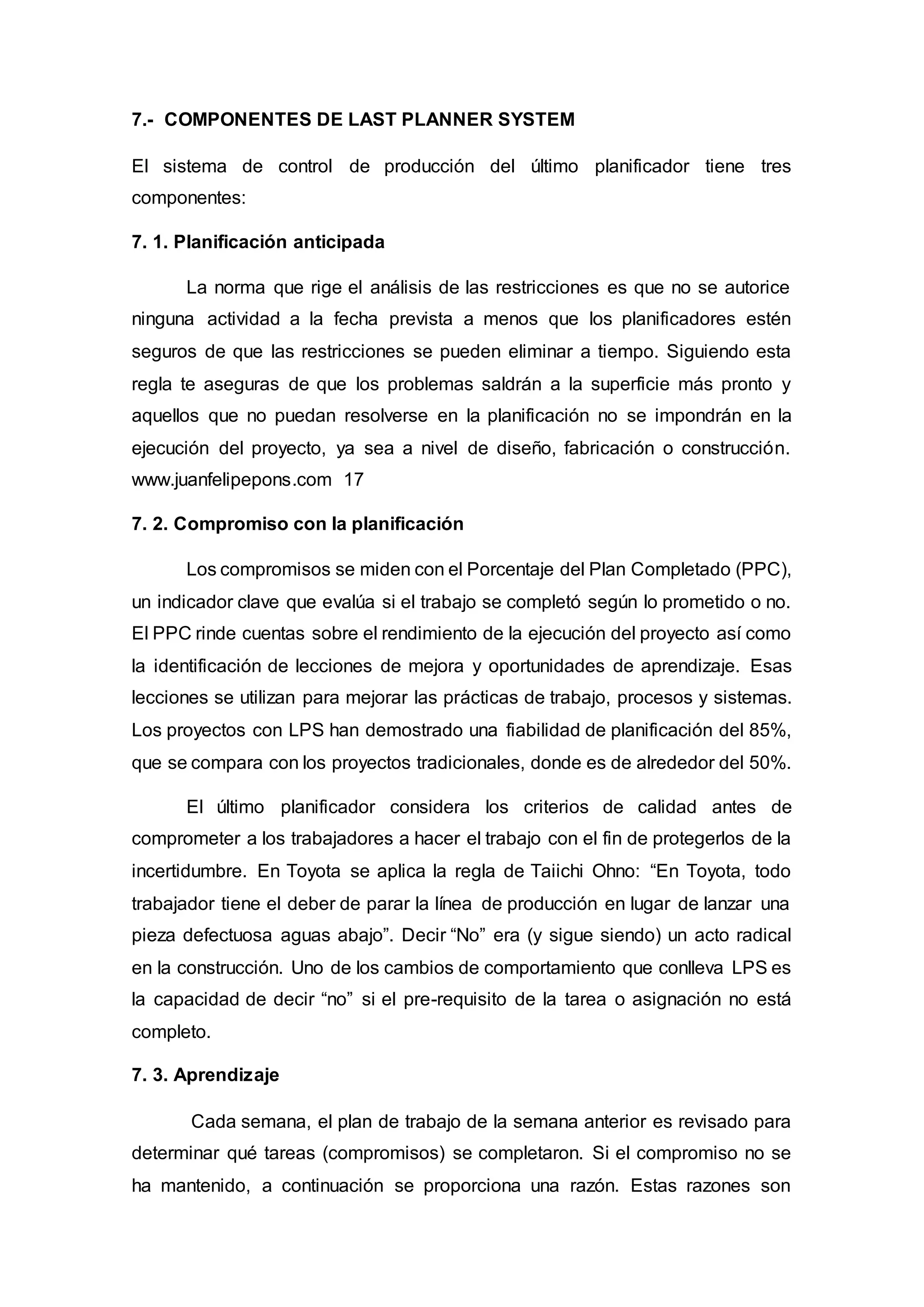 LPS Template for Construction Management