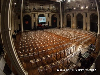 A sala do TEDx O’Porto 2012
 