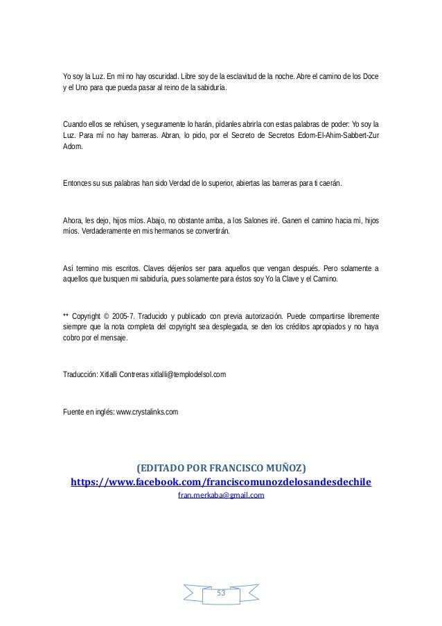 Las Tablas Esmeralda de Thoth.