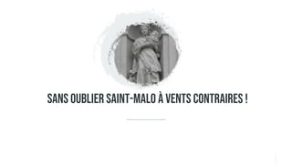La statue de la ville de Saint-Malo au palais du commerce de Rennes