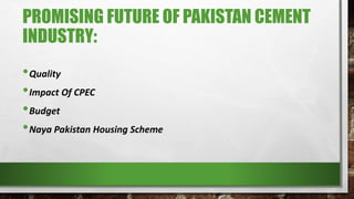 Analysis of Pakistan cement industry 2019 | PDF