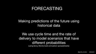 A
QUESTION
“When are we likely
to deliver this
initiative?”
* this initiative has 65 stories
@gendry_morales @elabor8
 