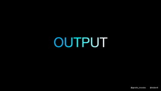A
QUESTION
“How much are we
delivering, is it more
or less than before?”
@gendry_morales @elabor8
 