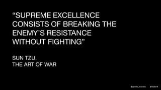 FIND THE GOOD STUFF
The data is interesting once it resonates, test and learn until your
data does
@gendry_morales @elabor8
 