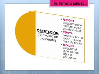 EL ESTADO MENTAL
 