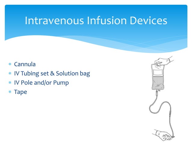 Setting Up An Intravenous Infusion – OKVM