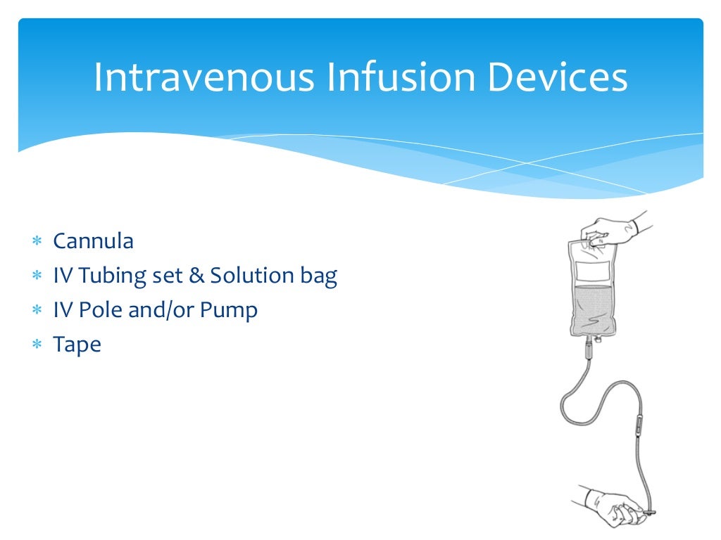 intravenous infusion therapy