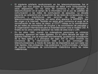 Las telecomunicaciones