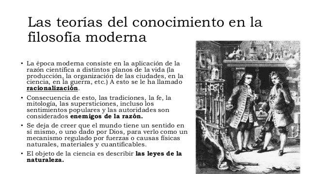 Las teorías del conocimiento en la filosofía moderna