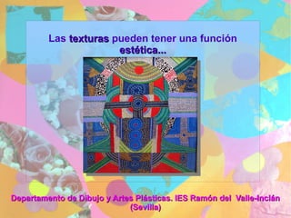 Tsp Texturas Las texturas 1eso | PDF