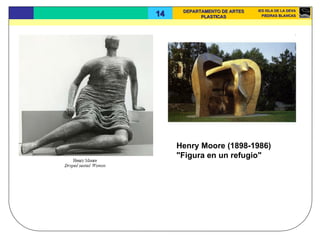 Henry Moore (1898-1986) "Figura en un refugio"   