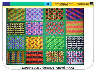 TEXTURAS CON GRAFISMOS - GEOMÉTRICAS 