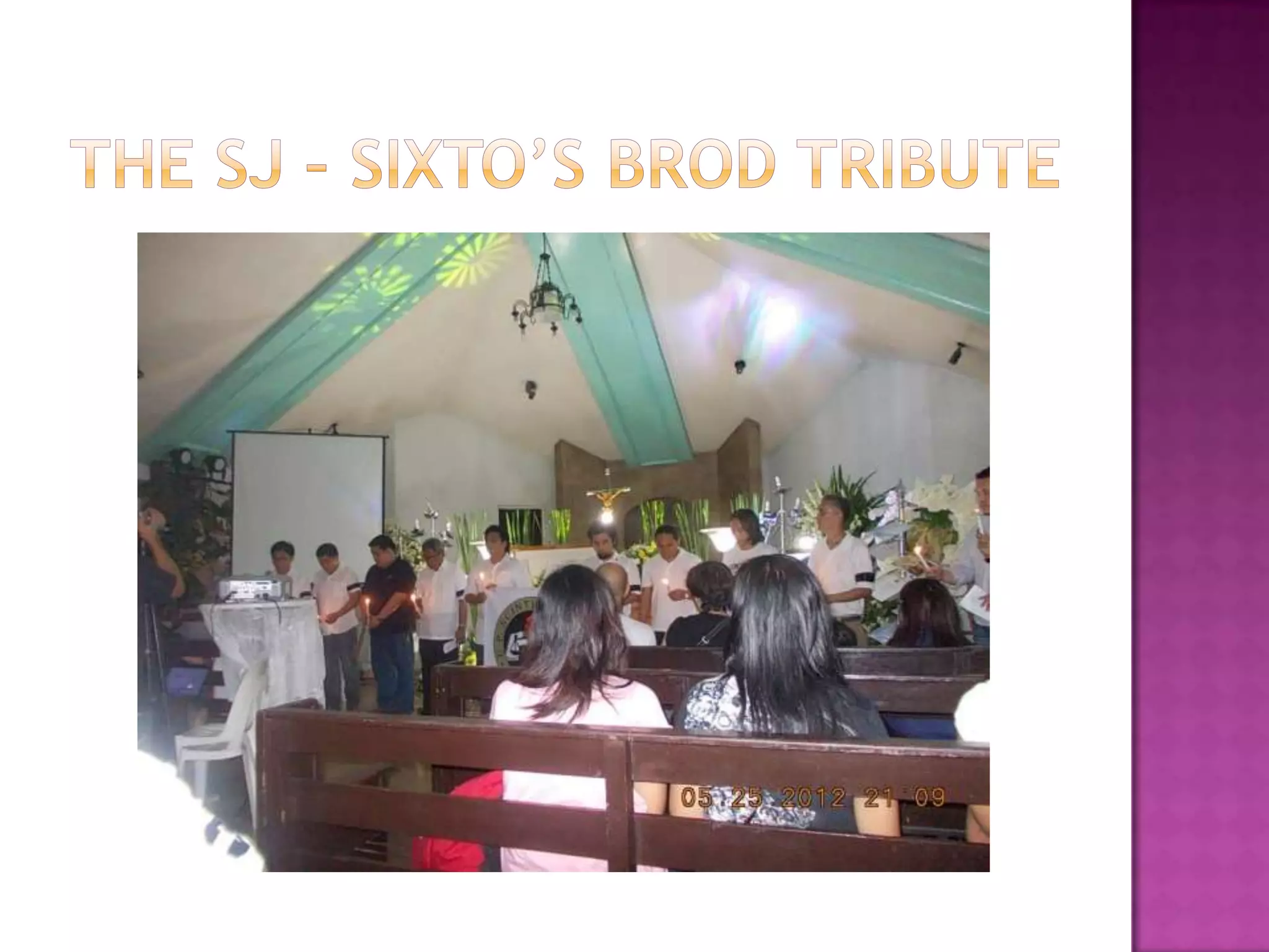 Last goodbye for sixto u