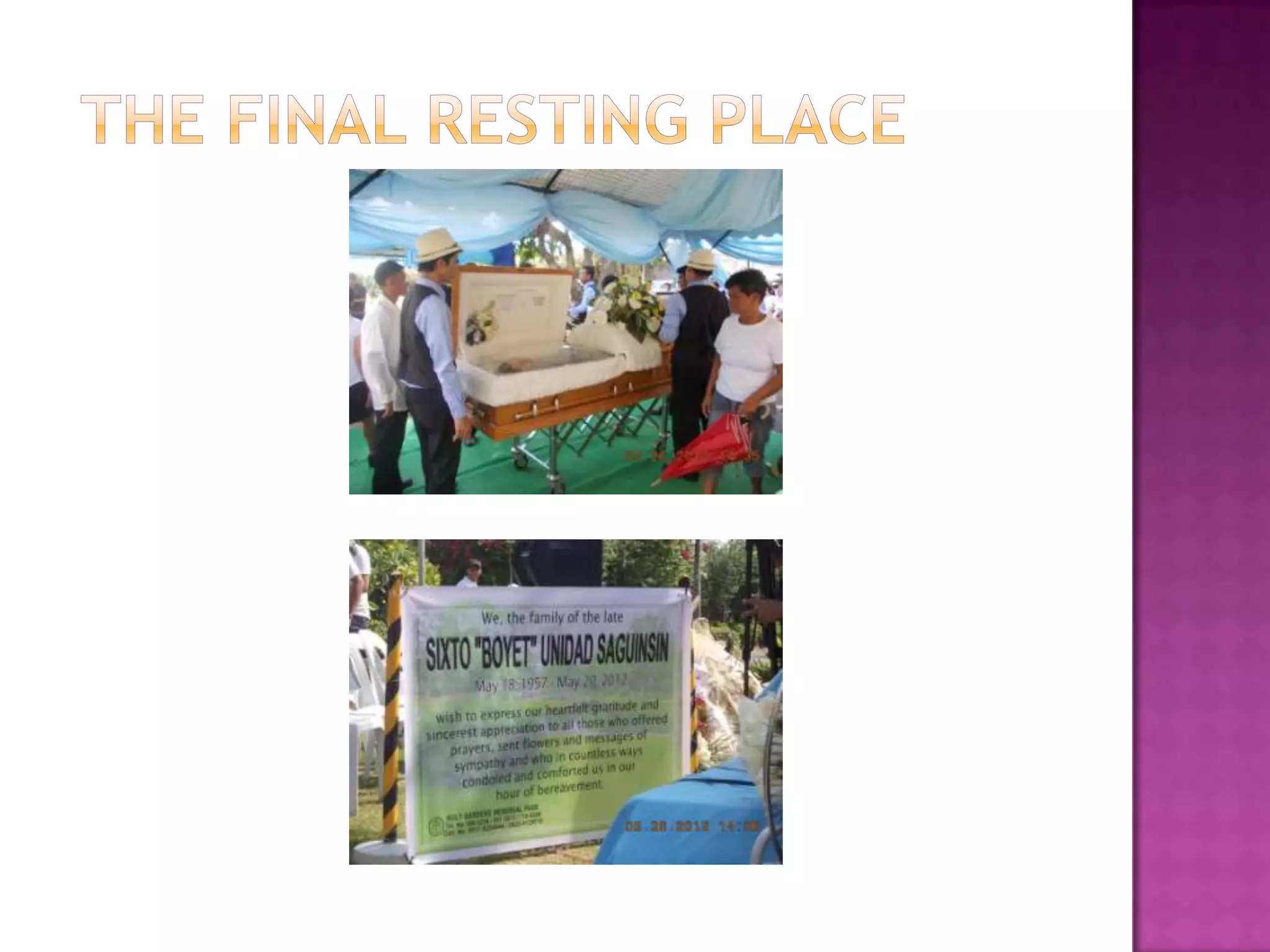 Last goodbye for sixto u