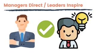 Managers Direct / Leaders Inspire
 