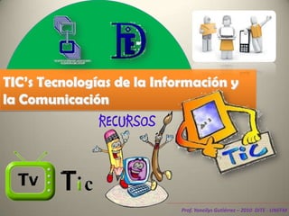 TIC’s Tecnologías de la Información y la Comunicación Prof. Yoneilys Gutiérrez – 2010  DITE - UNEFM 